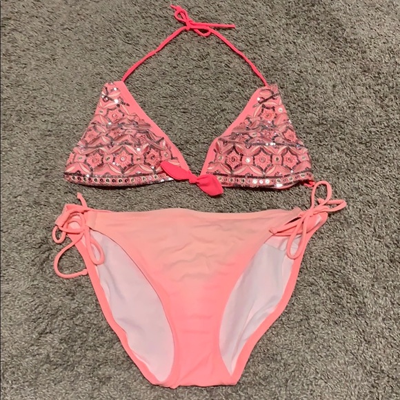 Victoria’s Secret Embellished, Sequin Bikini LRG - Picture 2 of 4